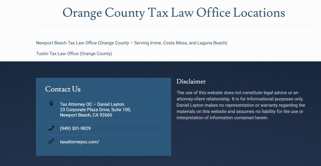 Dan Layton Tax Attorney